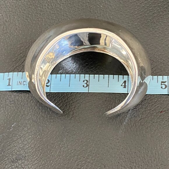 Robert Lee Morris Signed Vintage Bagel Cuff Bracelet Sterling Silver EUC ~$1200 - Picture 10 of 12